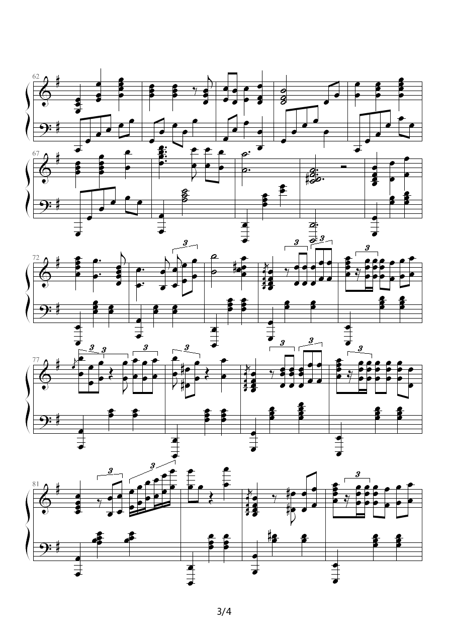 Seasons—Winter（季节组曲之《冬》） -  简谱第2页