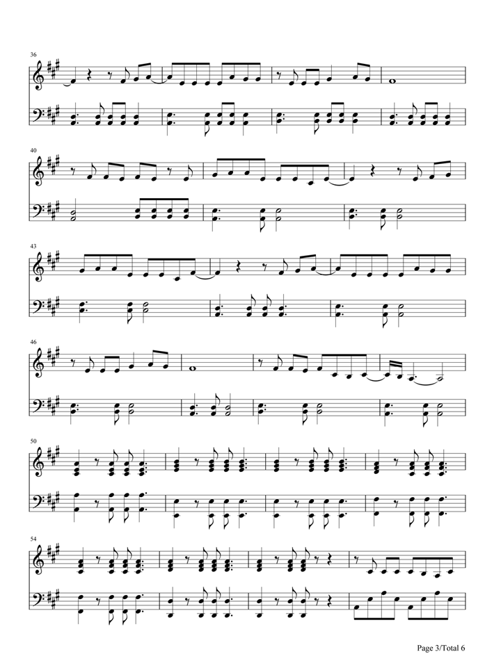 欢乐颂（电视剧《欢乐颂》主题曲 钢琴谱） -  简谱第3页