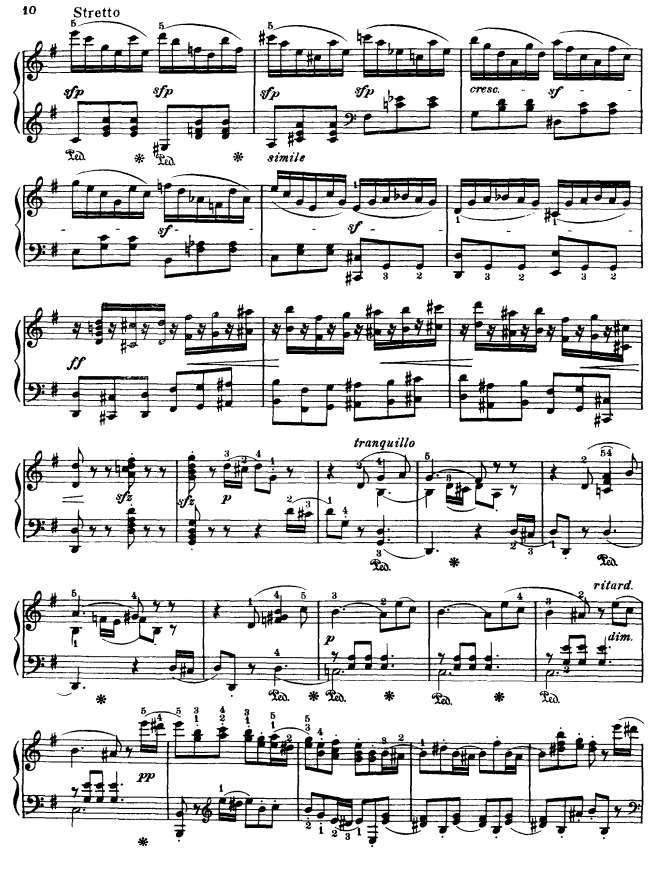 Rondo capriccioso（门德尔松曲） -  简谱第3页