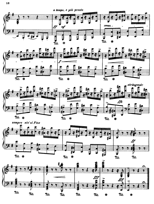 Rondo capriccioso（门德尔松曲） -  简谱第6页