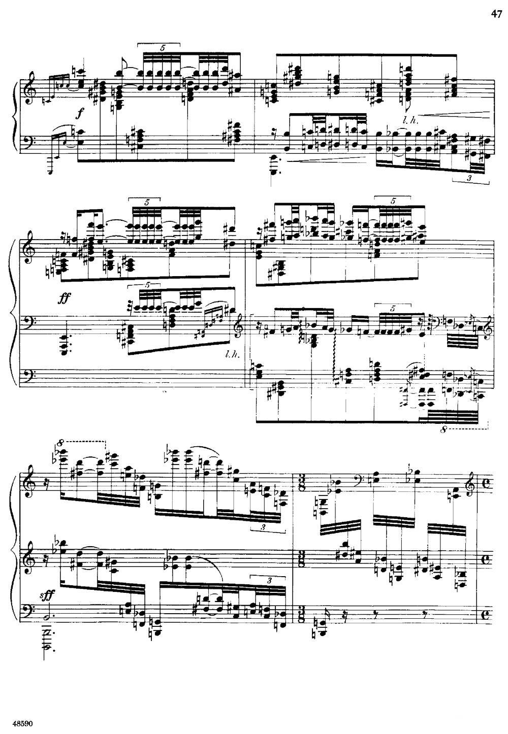 降e小调钢琴奏鸣曲 op.26 v.3 -  简谱第2页