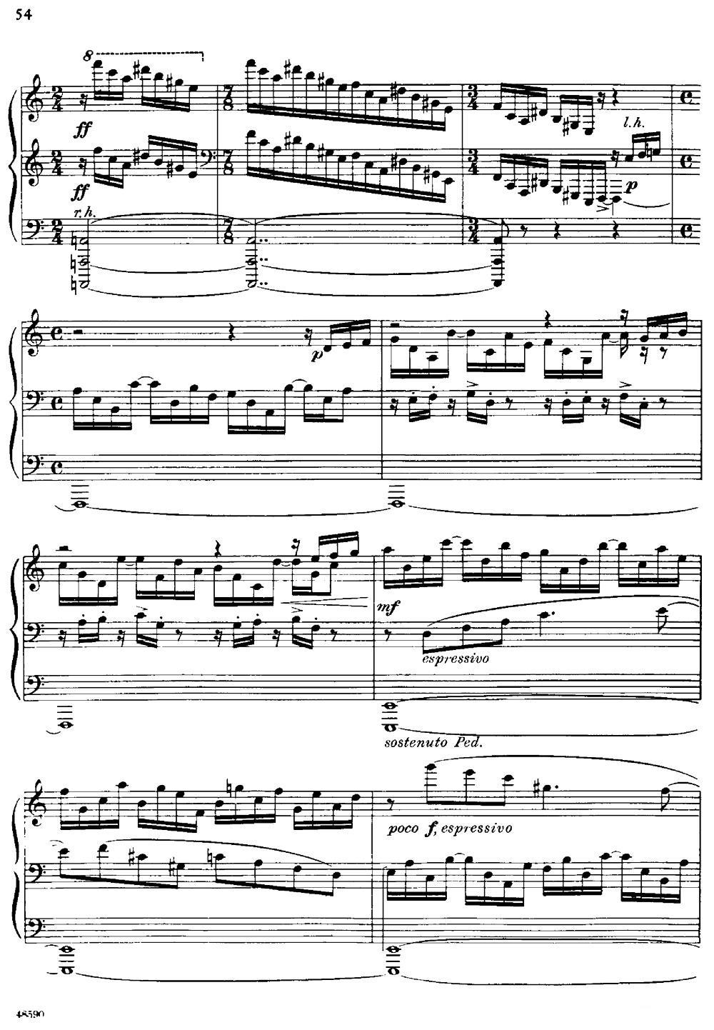 降e小调钢琴奏鸣曲 op.26 v.4 -  简谱第3页