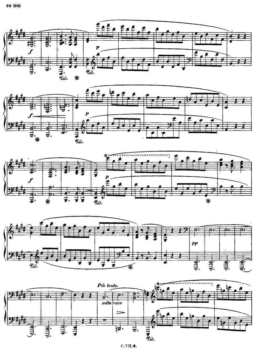 升c小调钢琴谐谑曲Op.39（第三号） -  简谱第5页