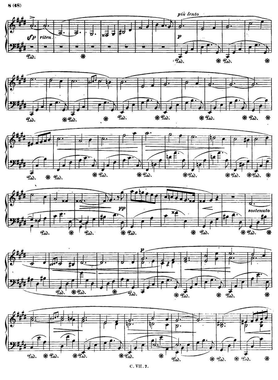 E大调钢琴谐谑曲Op.54（第四号） -  简谱第4页