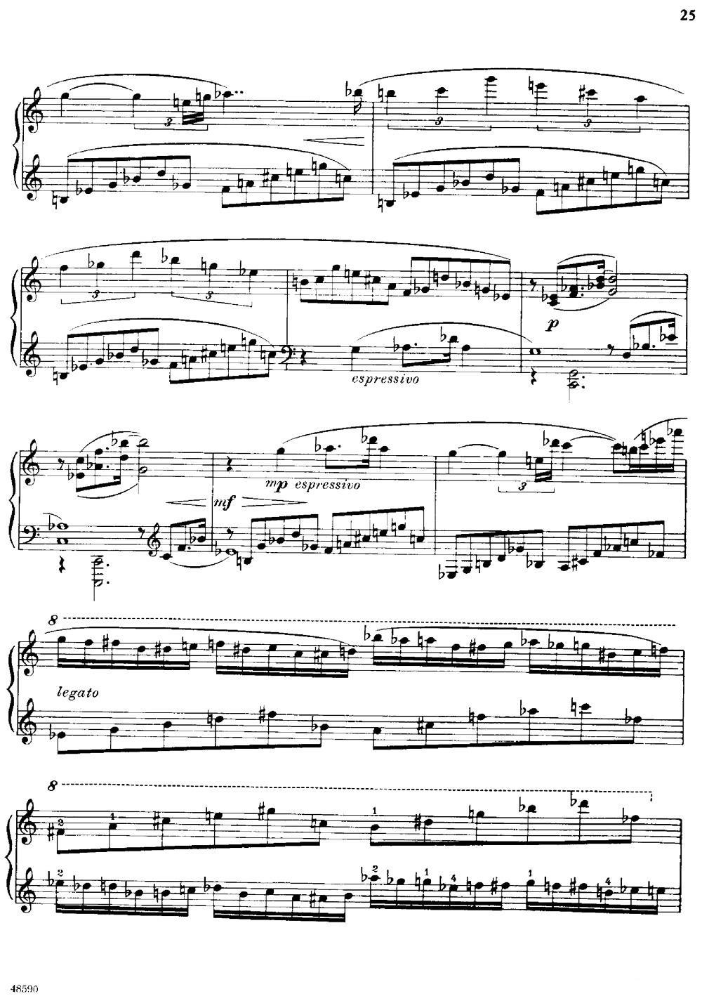 降e小调钢琴奏鸣曲 Op.26 v.1 -  简谱第2页