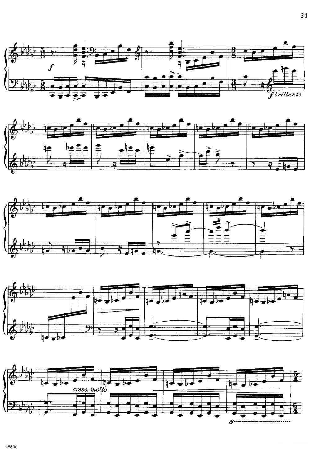 降e小调钢琴奏鸣曲 Op.26 v.1 -  简谱第5页