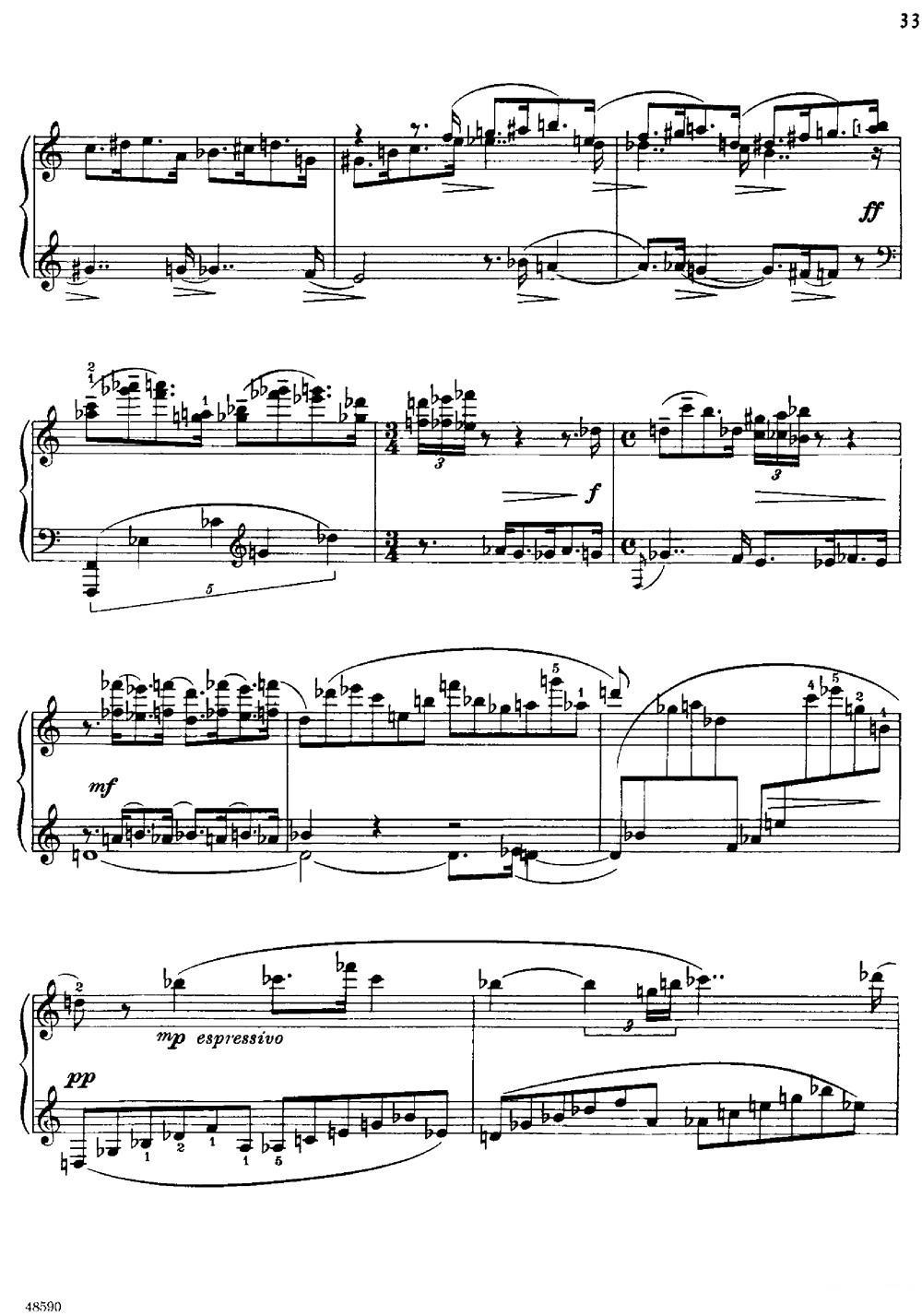降e小调钢琴奏鸣曲 Op.26 v.1 -  简谱第6页