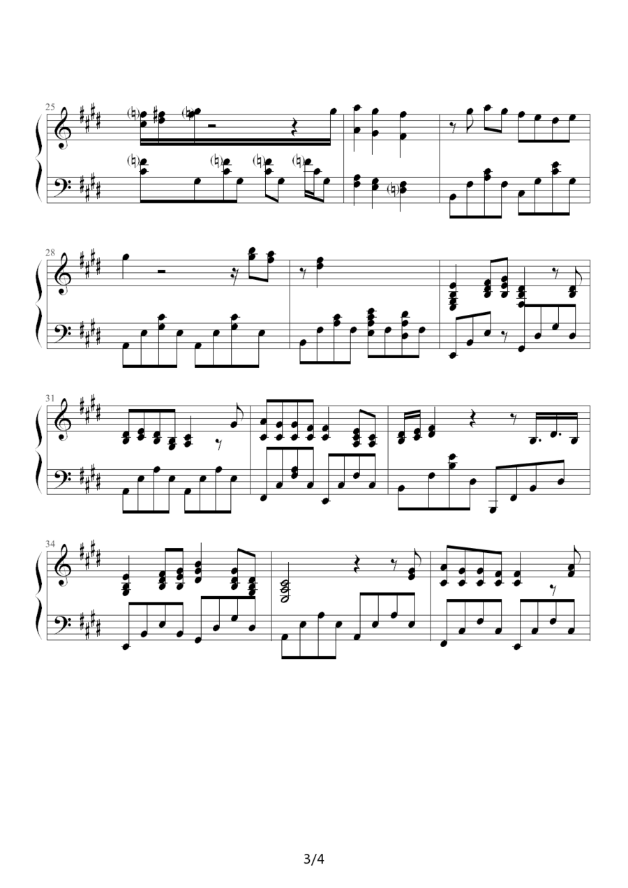 melodies of lifes -  简谱第2页
