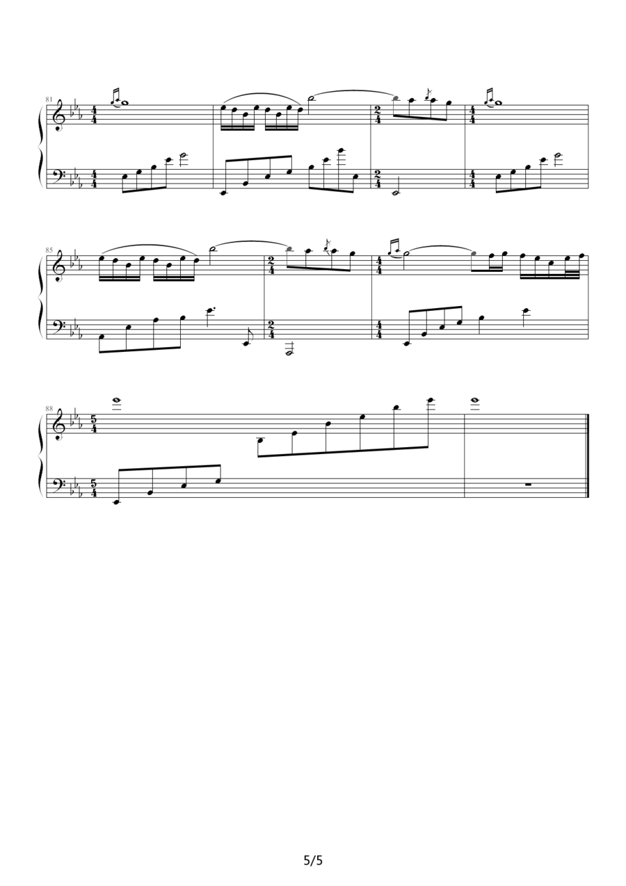 Before I Go -  简谱第3页