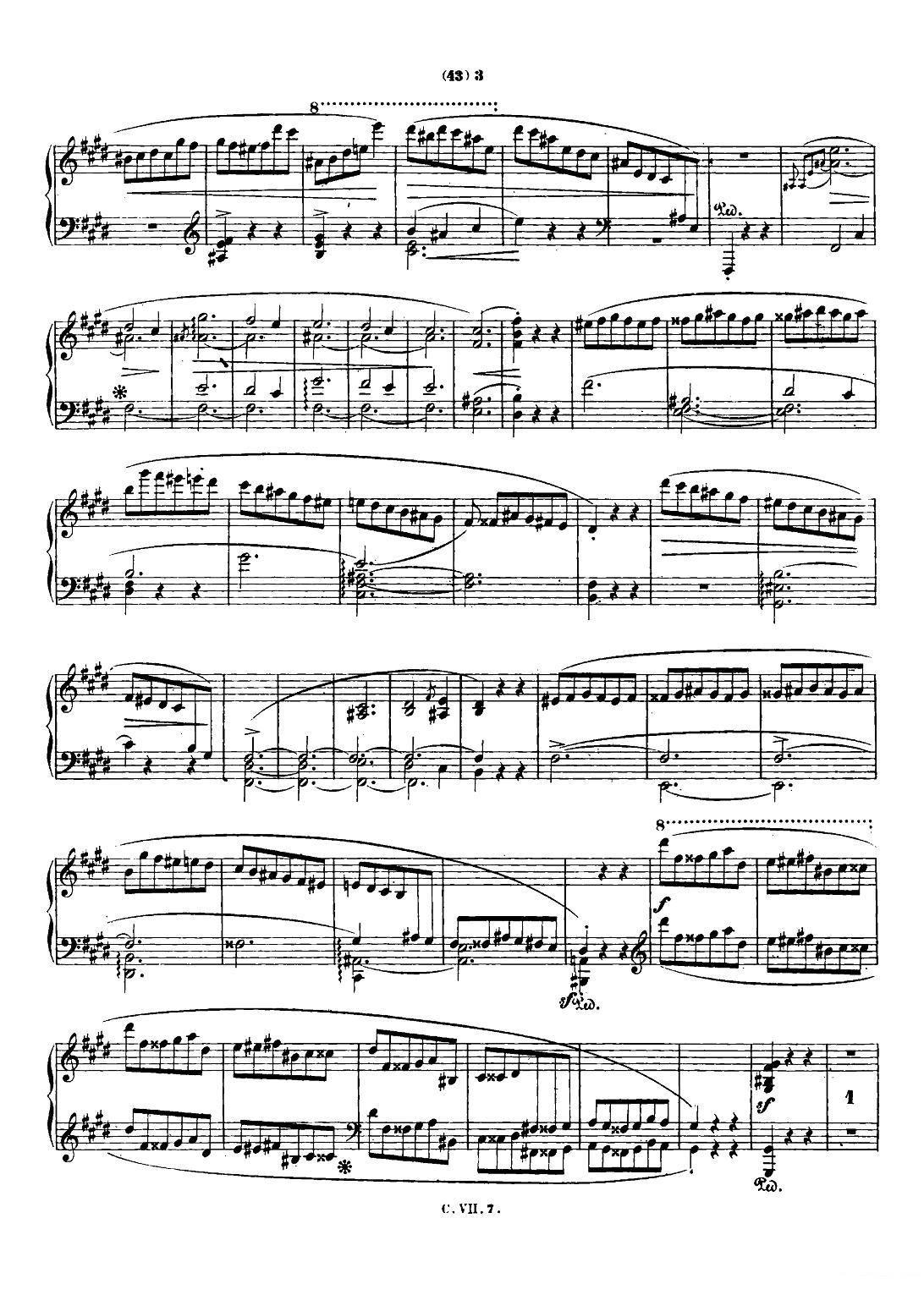钢琴谐谑曲Chopin Scherzo（No.4 E大调，Op.54） -  简谱第2页