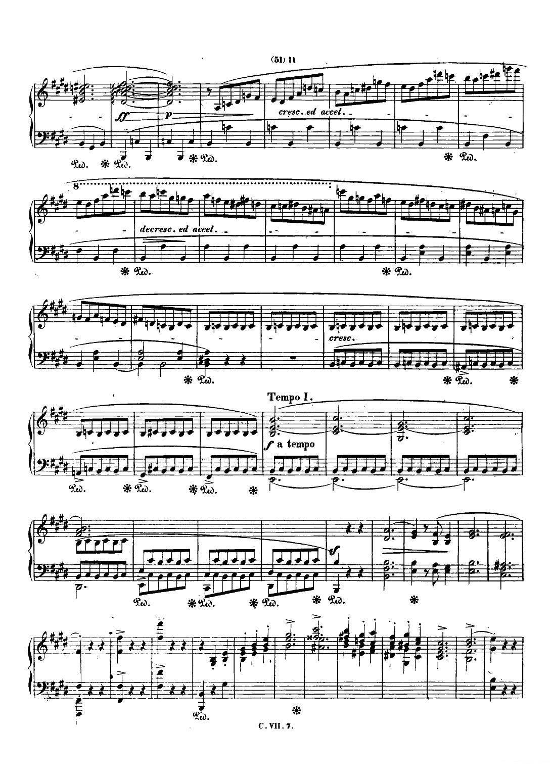 钢琴谐谑曲Chopin Scherzo（No.4 E大调，Op.54） -  简谱第7页