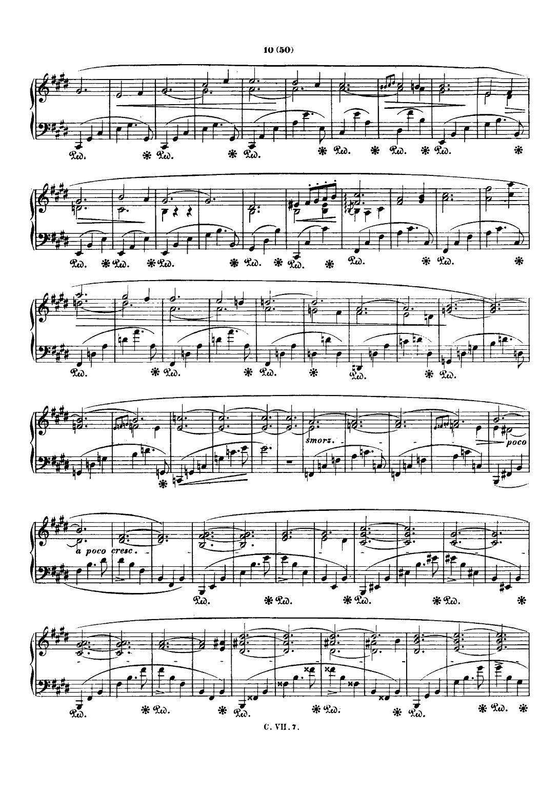 钢琴谐谑曲Chopin Scherzo（No.4 E大调，Op.54） -  简谱第9页