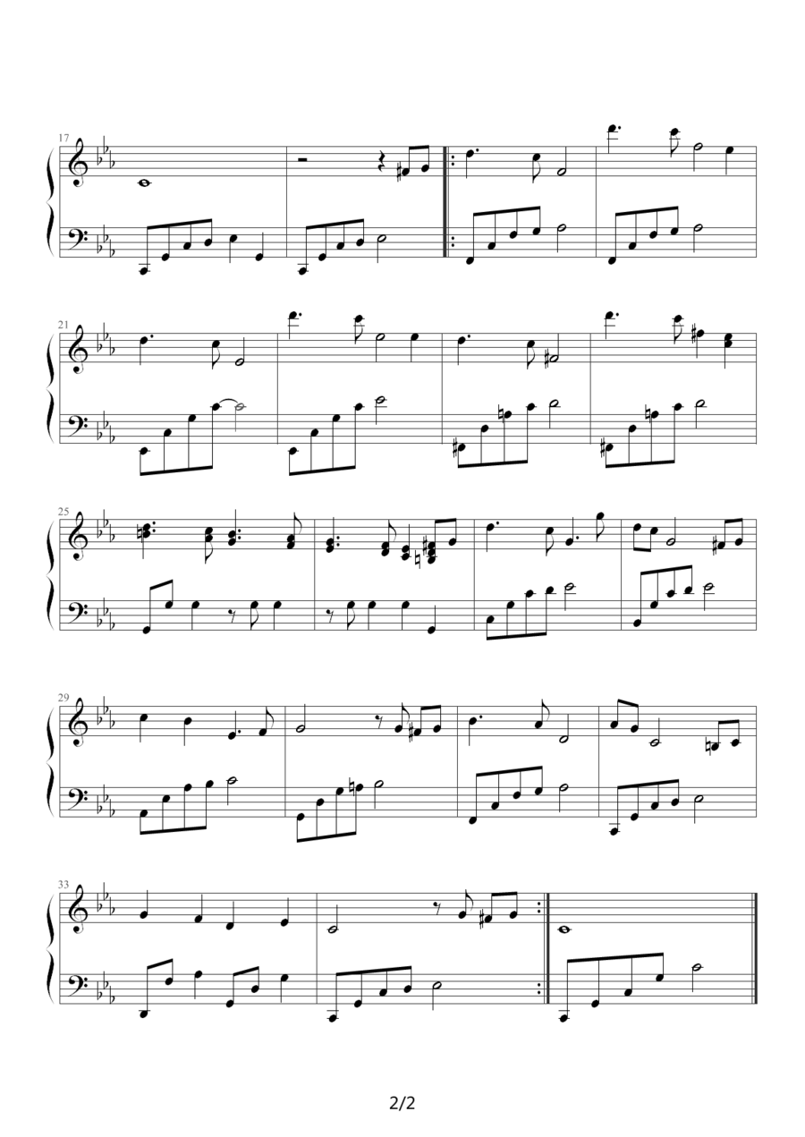 Cantoluna -  简谱第2页