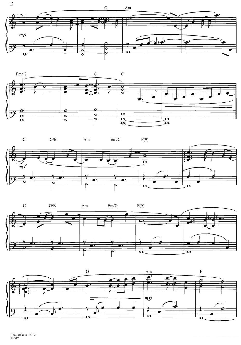 If You Beleve（金布来克曼曲） -  简谱第2页