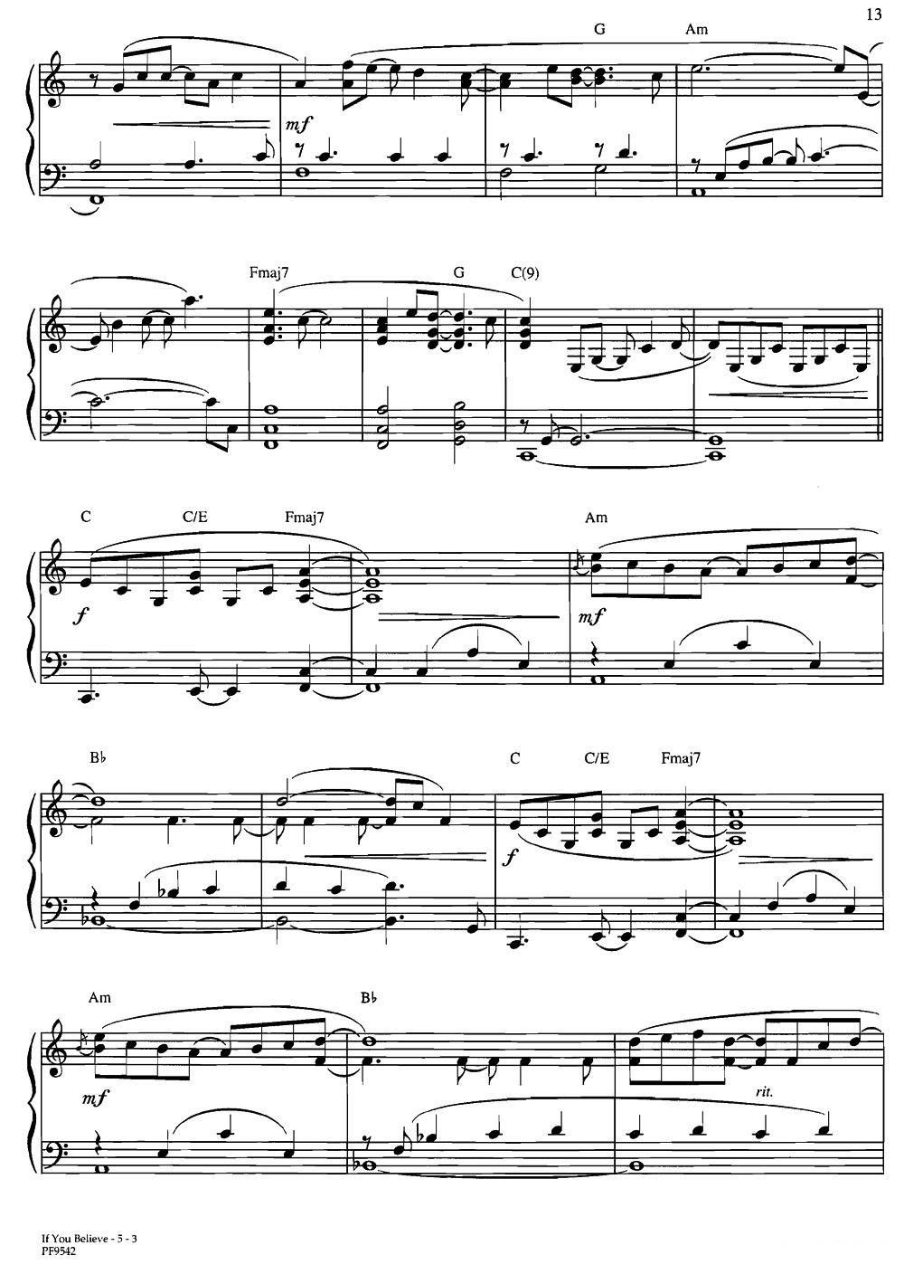 If You Beleve（金布来克曼曲） -  简谱第3页