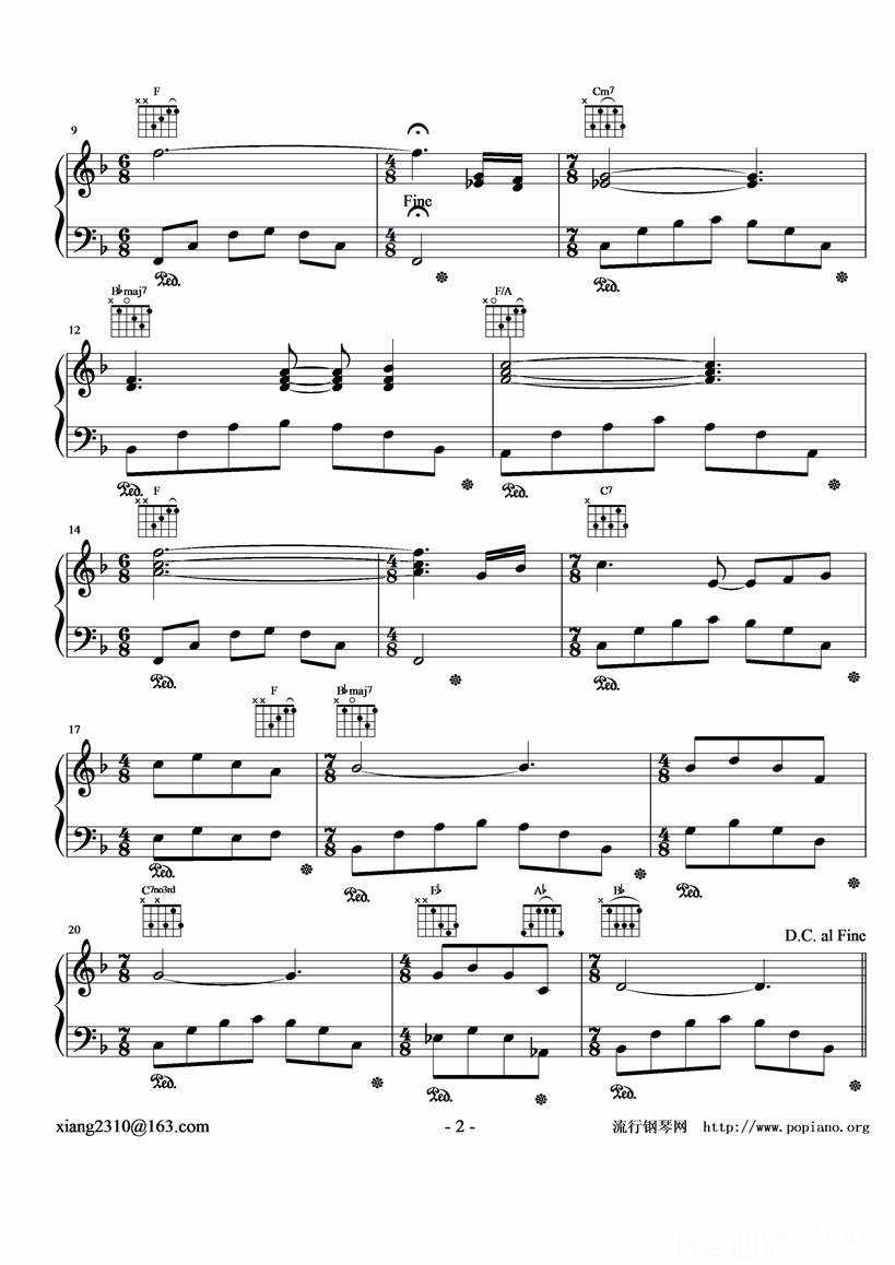 Miss Clare Remembers -  简谱第4页