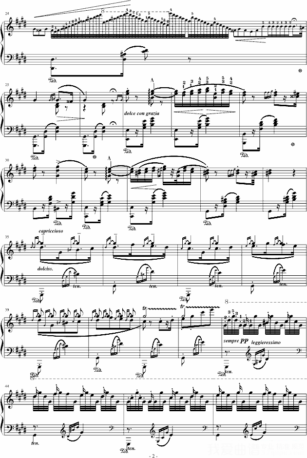 匈牙利狂想曲第2号 -  简谱第2页