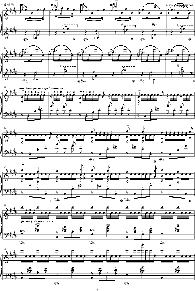 匈牙利狂想曲第2号 -  简谱第6页