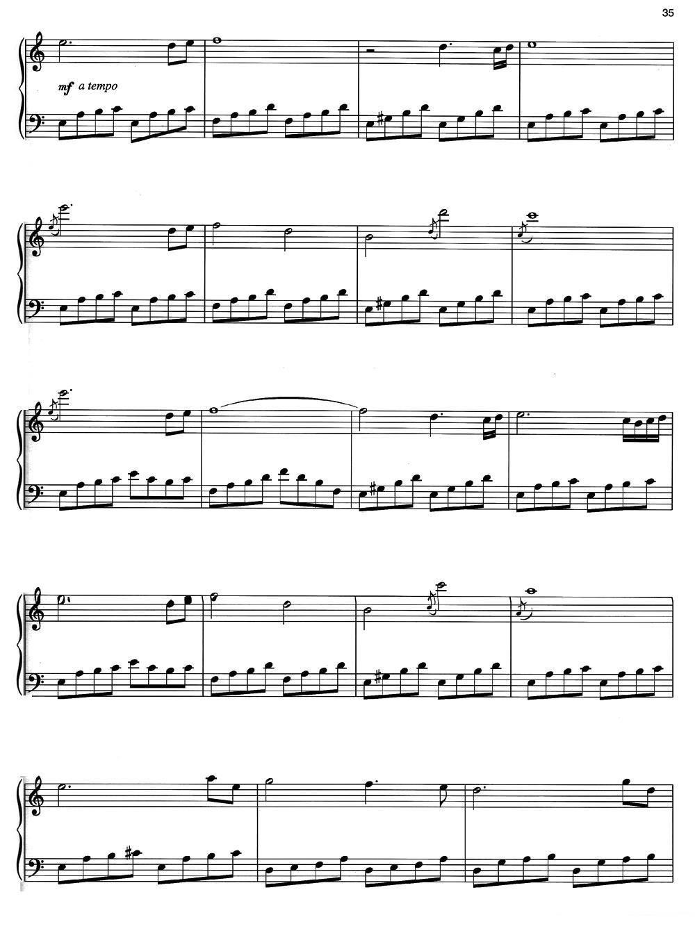 Nocturne -  简谱第2页