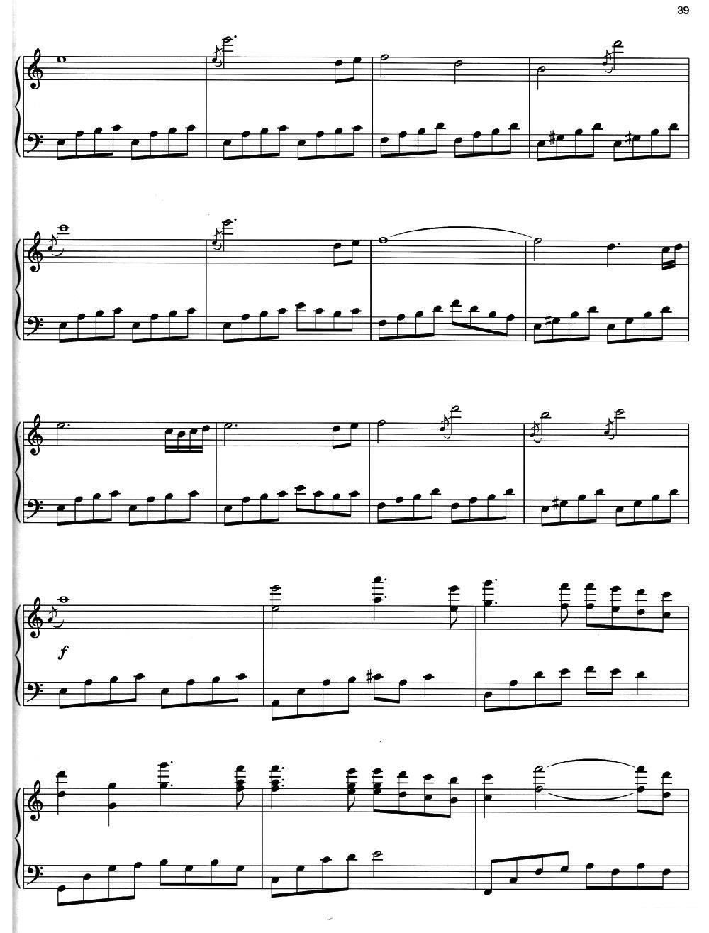 Nocturne -  简谱第6页