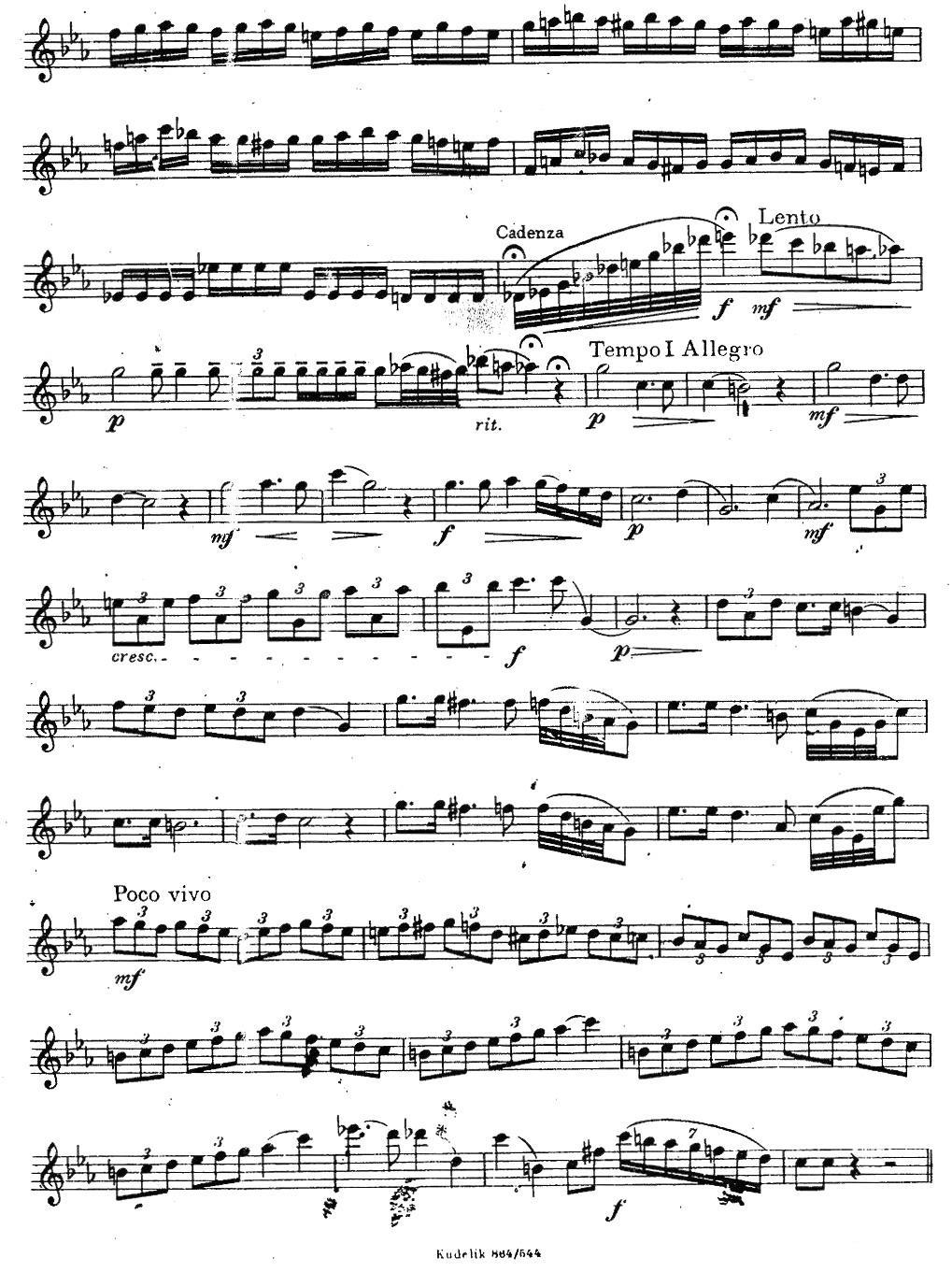 萨克斯练习曲之16（ETUDY PRO SAXOPHON - FR ZITRK.op.3） -  简谱第2页