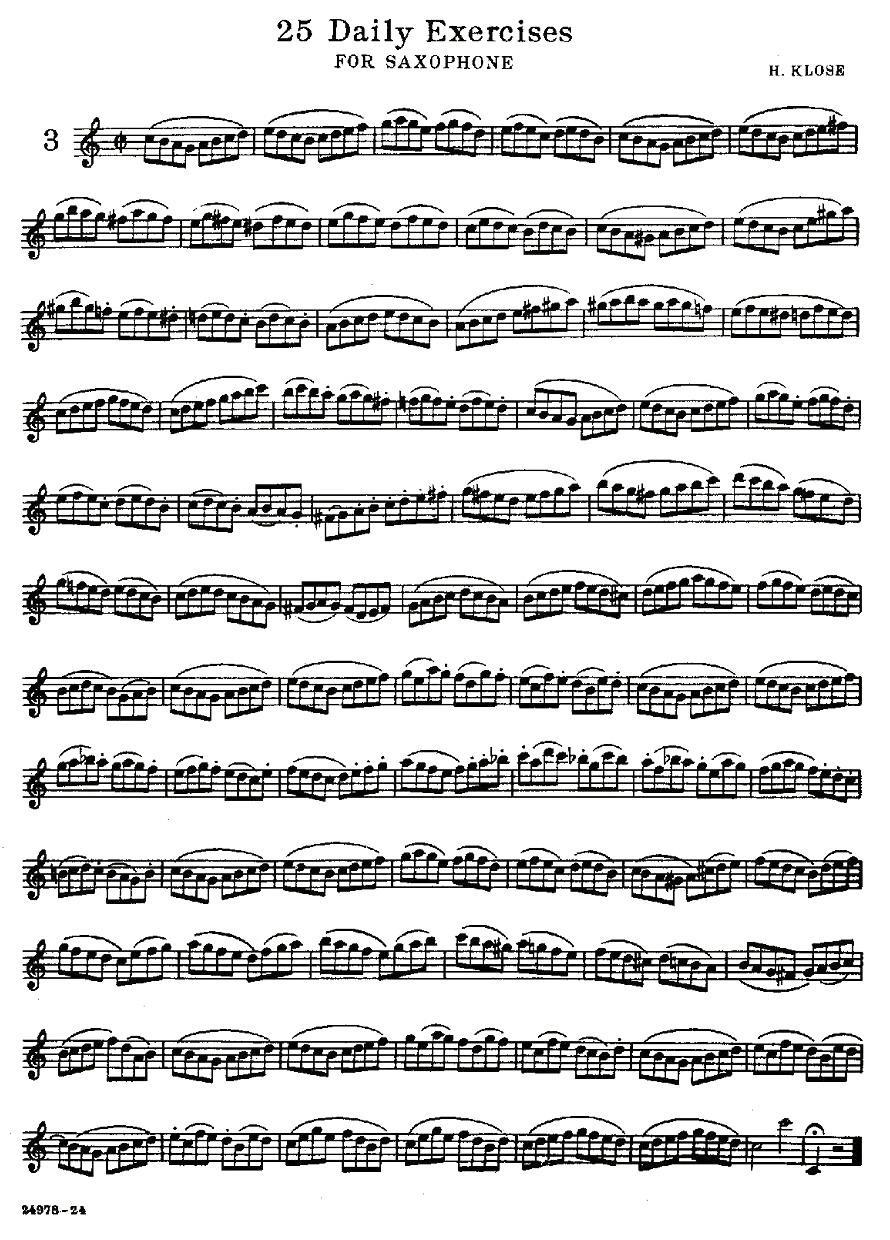 25 Daily Exercises 之3 -  简谱第1页