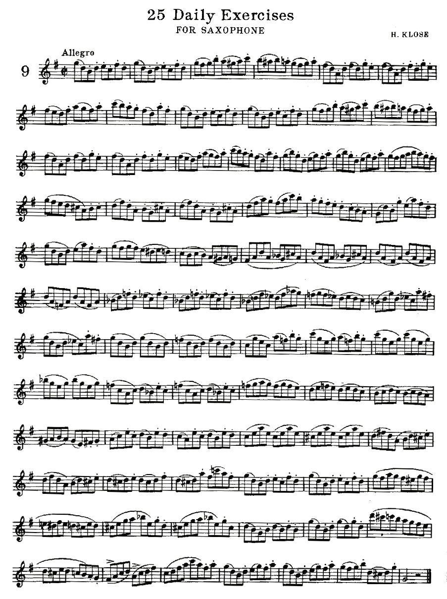 25 Daily Exercises 之9 -  简谱第1页