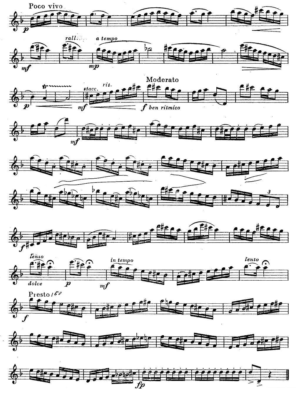 奇特克-萨克斯练习曲之二（ETUDY PRO SAXOPHON - FR ZITRK.op.3） -  简谱第2页