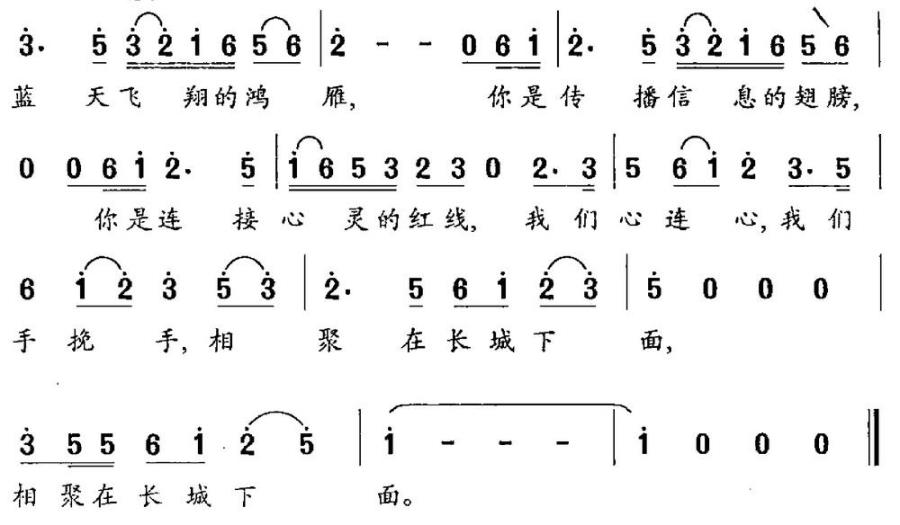方寸世界之恋（献给中国99世界邮展）（2/2） -  简谱第1页